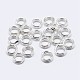 925 Sterling Silber Doppelschleife Sprung Ringe, runde Ringe, Silber, 6x2 mm, Innendurchmesser: 4.5 mm