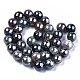 Chapelets de perles d'agate naturelle G-N326-76E-2