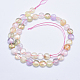 Chapelets de perles de quartz naturel G-E446-16-10mm-2