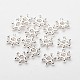 ABS Electroplated Snowflake Plastic Spacer Beads KY-I002-02B-1