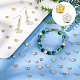 Dicosmétique 600 pièces 2 couleurs perles en alliage de style tibétain FIND-DC0002-71-5