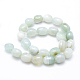Chapelets de perles en agate à rayures naturelle et teinte G-K264-01B-16-2