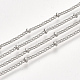 Messingbeschichtete Eisen Bordsteinkette Halskette Herstellung MAK-T006-01P-3