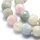 Chapelets de perles en morganite naturelle G-K224-11-12mm-3