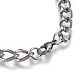 304 Stainless Steel Curb Chain Necklaces X-NJEW-F242-11P-3