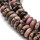 Natural Rhodonite Beads Strands G-Z030-A14-01-3