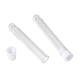 Clear Tube Plastic Bead Containers with Lid X-C065Y-3