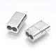 304 Stainless Steel Magnetic Clasps with Glue-in Ends STAS-G143-64P-2