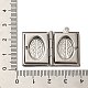 Pendentifs médaillon en 304 acier inoxydable STAS-Q300-01C-P-3