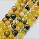Chapelets de perles d'agate naturelle G-E469-02-10mm-1