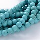 Chapelets de perles en turquoise synthétique TURQ-S192-14mm-2