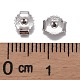 925 dado per orecchini in argento sterling rodiato STER-K167-040P-3