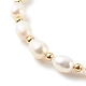 Bracelets coulissants en perles naturelles de riz BJEW-JB06260-02-2
