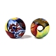 Handgemachte Millefiori Glas runde Perlen&nbsp;LA-N001-01A-12MM-2