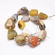Natural Botswana Agate Beads Strands G-G543-06-2