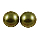 ABS Plastic Imitation Pearl Cabochons SACR-S738-10mm-Z44-1
