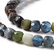 Natural Devil Blue Aquamarine Beads Strands G-F717-15-4