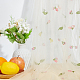 Fruit Pattern Polyester Mesh Fabric DIY-WH0453-07-4
