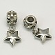 201 Stainless Steel European Dangle Charms OPDL-G003-2-1