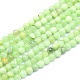 Chapelets de perles de jade blanche naturelle G-K310-C14-6mm-1