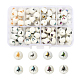 80pcs 8 couleurs de perles de verre opaques de Noël EGLA-YW0001-03-1