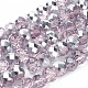 Chapelets de perles en verre électroplaqué X-GR8MMY-19S-1
