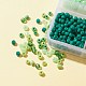 1068Pcs 6 Style Baking Paint Opaque Colours Glass Seed Beads SEED-FS0001-03-3