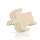 Benecreat 3 pezzo di ritagli in legno di tartaruga marina HJEW-WH0070-002-1