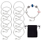 Bracelets à chaîne serpent en laiton arricraft BJEW-AR0001-01P-1