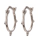 925 Sterling Silver Hoop Earrings EJEW-AA00271-11P-1