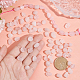 Nbeads environ 72~84 pièce de perles ovales à facettes en pierres précieuses G-NB0004-25-3