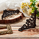 Soportes decorativos de hierro fundido para estantes AJEW-WH0348-94-5