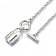 (vente d'usine de fêtes de bijoux) colliers pendentifs en alliage de zinc NJEW-N047-001-RS-3