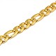 Fashionable 304 Stainless Steel Figaro Chain Necklaces for Men STAS-A028-N018G-2