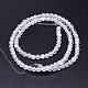Chapelets de perles rondes en cristal de quartz naturel X-G-J303-01-8mm-2