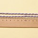 4 個 4 色編組ワックスコードマクラメポーチネックレス作り  調節可能なウッドビーズ交換可能なストーンネックレス  ミックスカラー  35-3/8インチ（90cm）  4mm  1pc /カラー NJEW-FS0001-07-3