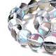 Chapelets de perles en pierre de lune synthétique G-E573-02C-31-3