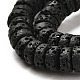 Natural Lava Rock Dyed Beads Strands G-L586-A01-06-4
