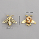 Chgcraft 12pcs alliage abeilles épinglette JEWB-CA0001-36AG-2