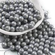 Выпечка краска стеклянные бусины SEED-A034-02F