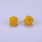 Шестиугольные силиконовые фокусные бусины SI-JX0020A-55