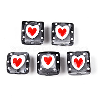 Ручной спрей окрашены бусины бисера&nbsp;LAMP-N035-02A