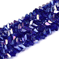 Гальванизируйте прозрачное стекло бисер нитей&nbsp;GLAA-N021-4mm-02