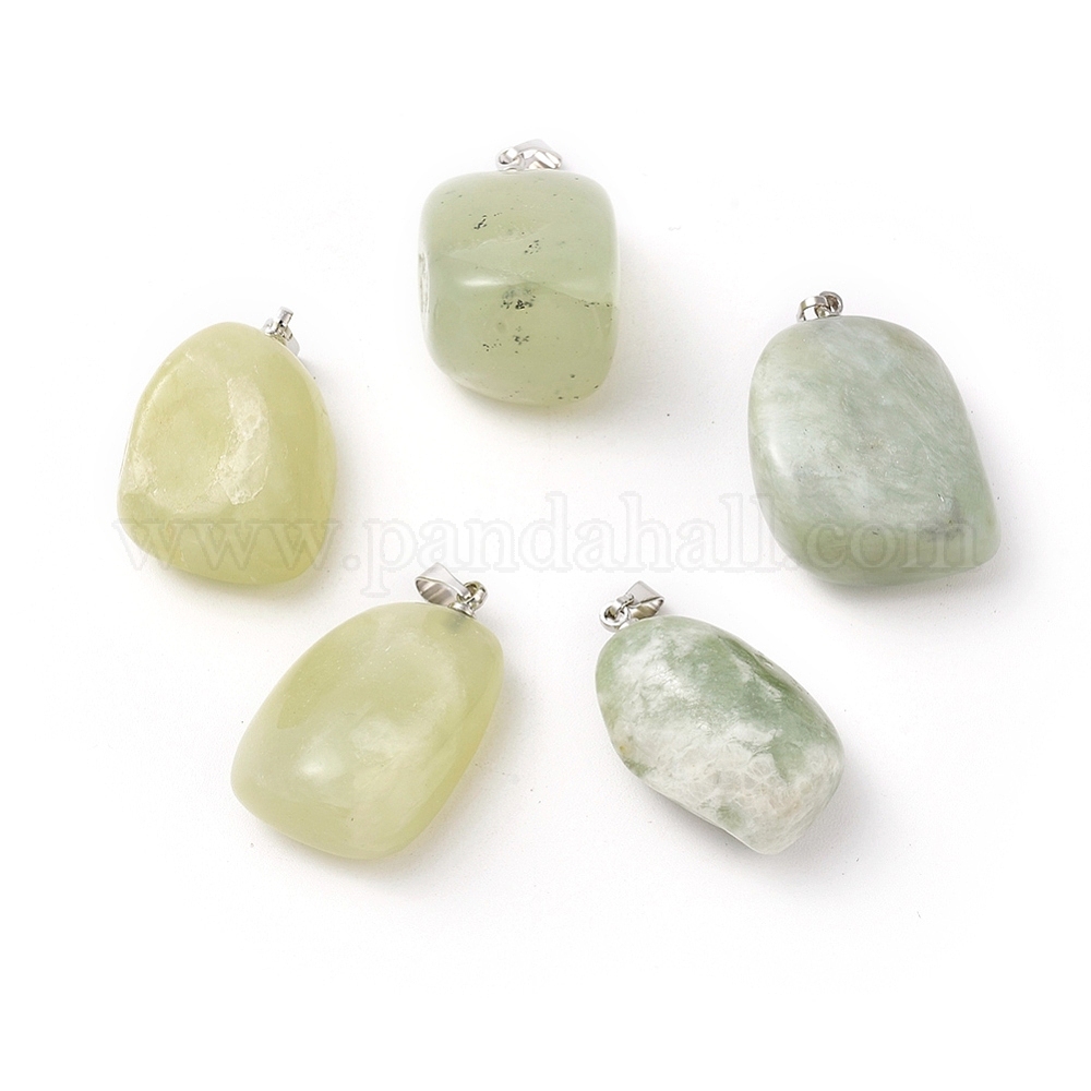 Wholesale Natural New Jade Pendants - Pandahall.com