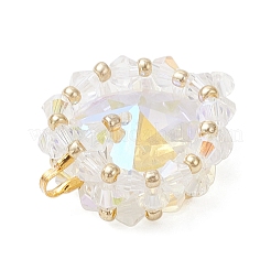 Латунь стекло кулоны&nbsp;PALLOY-MZ00981-03