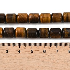 Природных тигровый глаз бисер нитей&nbsp;G-C270-A01-8mm