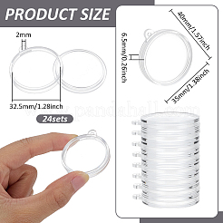 24 шт. акриловый ящик для хранения памятных монет&nbsp;CON-FG0001-22