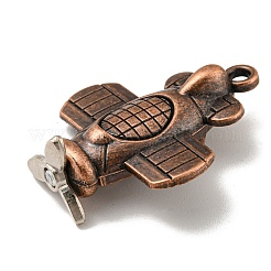 Tibetischer stil Aluminium Anhänger & Charms&nbsp;PALLOY-A007-07R