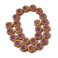 Perles en verre peintes&nbsp;GLAA-Z021-15