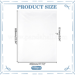 Sacs d'emballage en cellophane PEOP&nbsp;ABAG-WH0068-006D